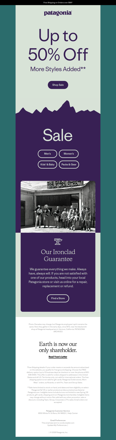 More styles now up to 50% off