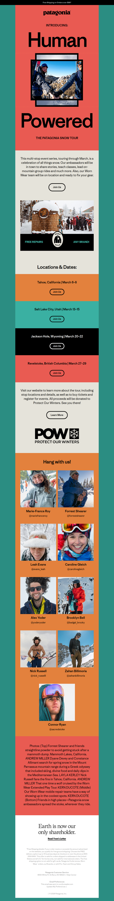 The Patagonia Snow Tour