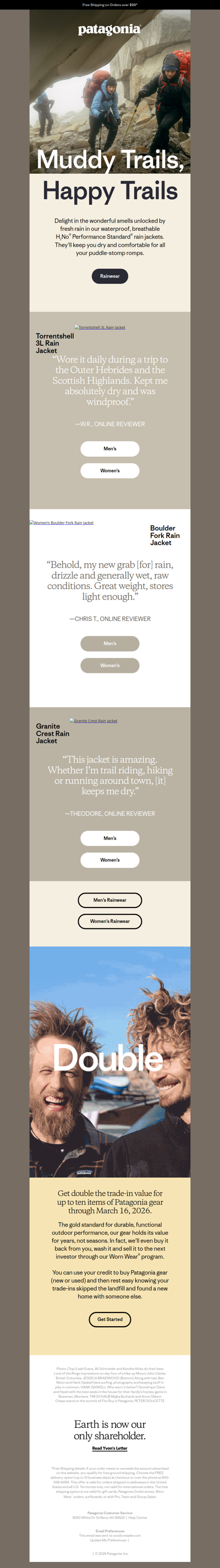 It’s raining outside your jacket