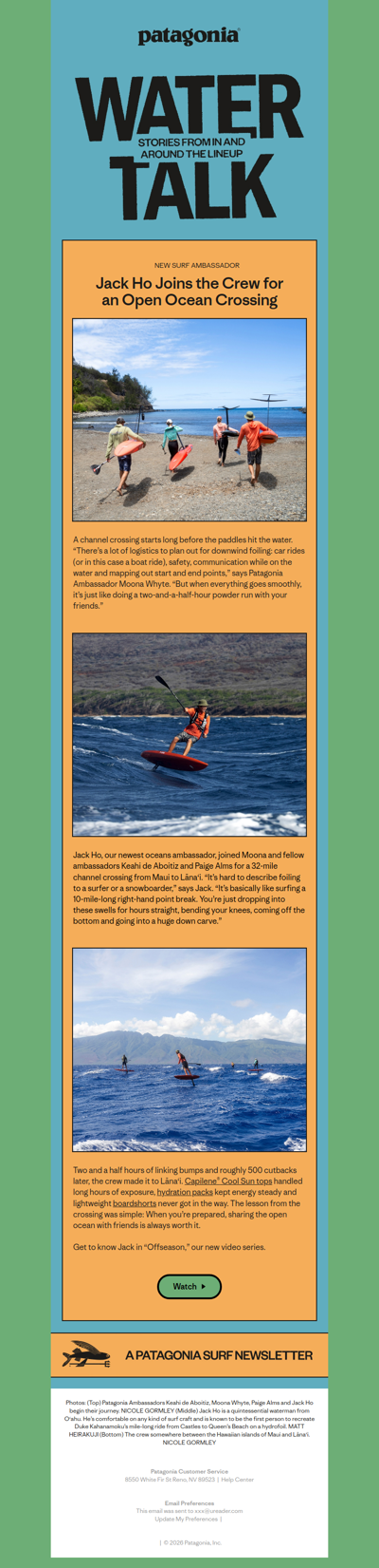 Downwind foiling and a new ambassador