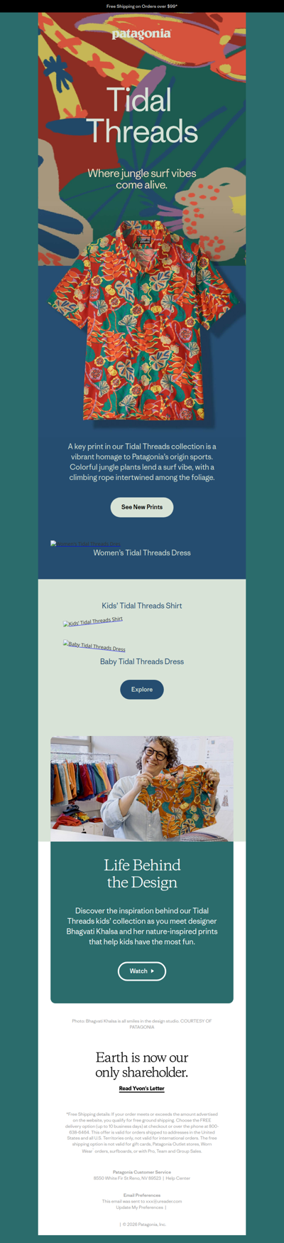 Introducing the Tidal Threads collection