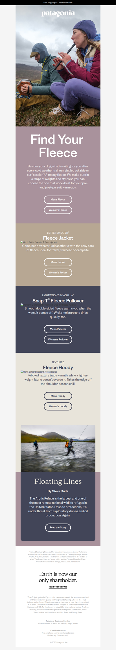 Fleece warmth that’s always there for you