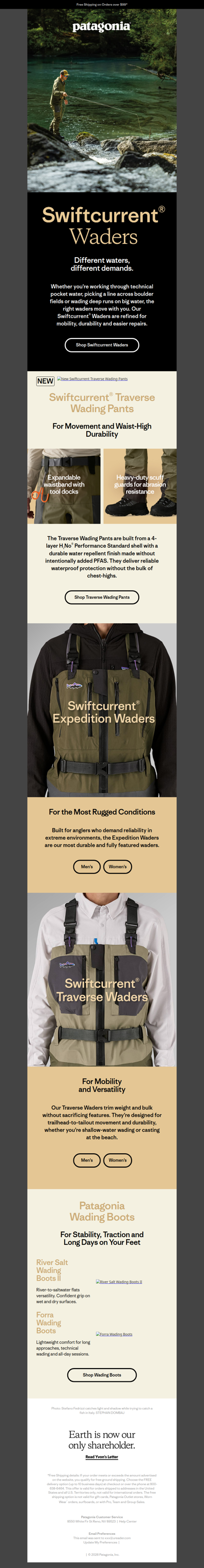 Swiftcurrent Waders: Built for every water