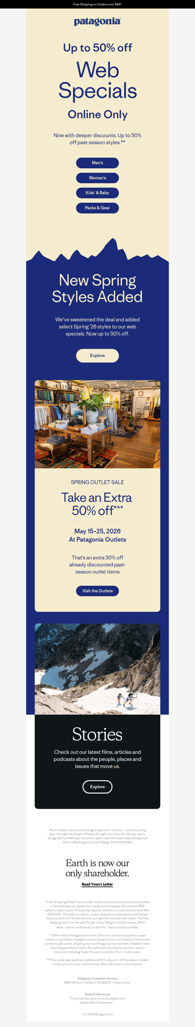 Up to 50% Off Web Specials starts now