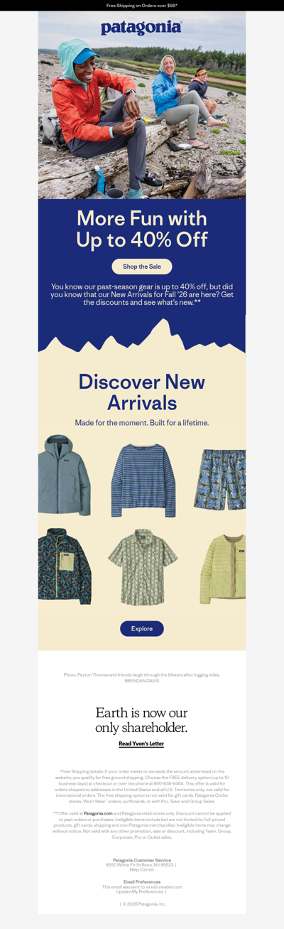 Up to 40% off sale continues