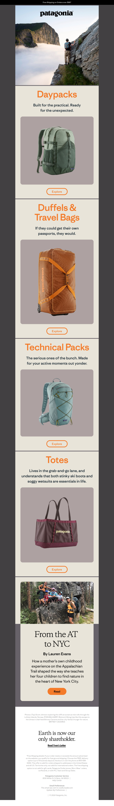 Our bags are built for a good time