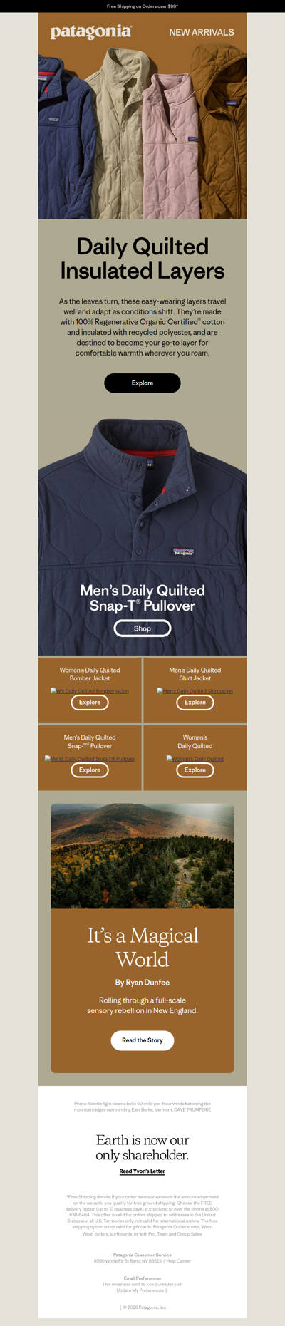 New quilted layers