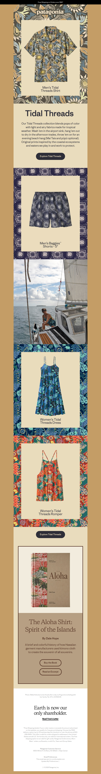 Hang on to summer with Tidal Threads