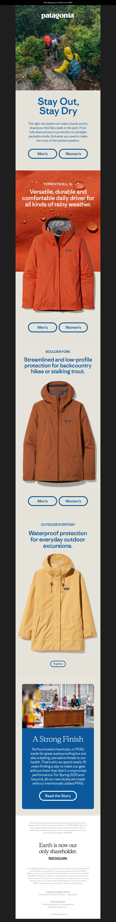 Rain jackets that leave no excuses