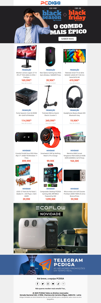 Novidades e Promoções TOP+ do momento 🔥