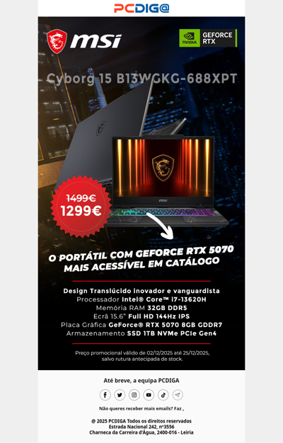 Um Portátil Gaming. Um MEGA Preço. 😵