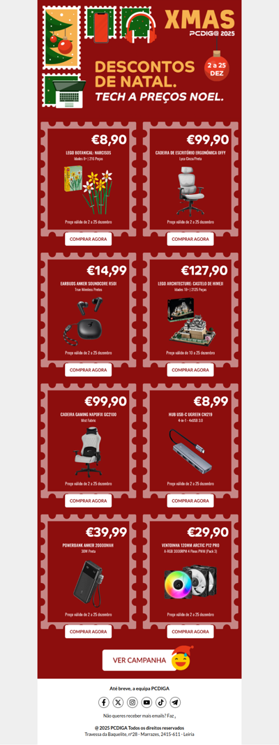 ⏰ ÚLTIMOS DIAS de Promoções Xmas!
