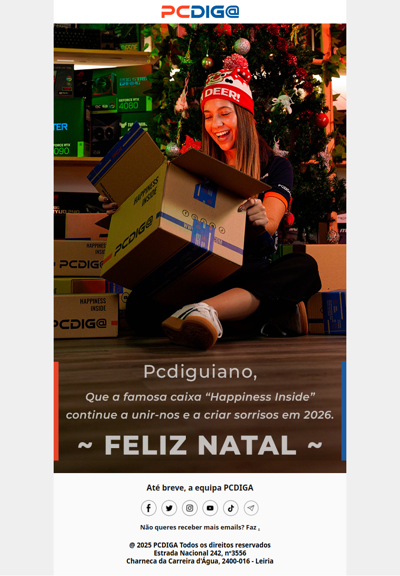 Obrigado por tudo 💖 Feliz Natal, Pcdiguiano!