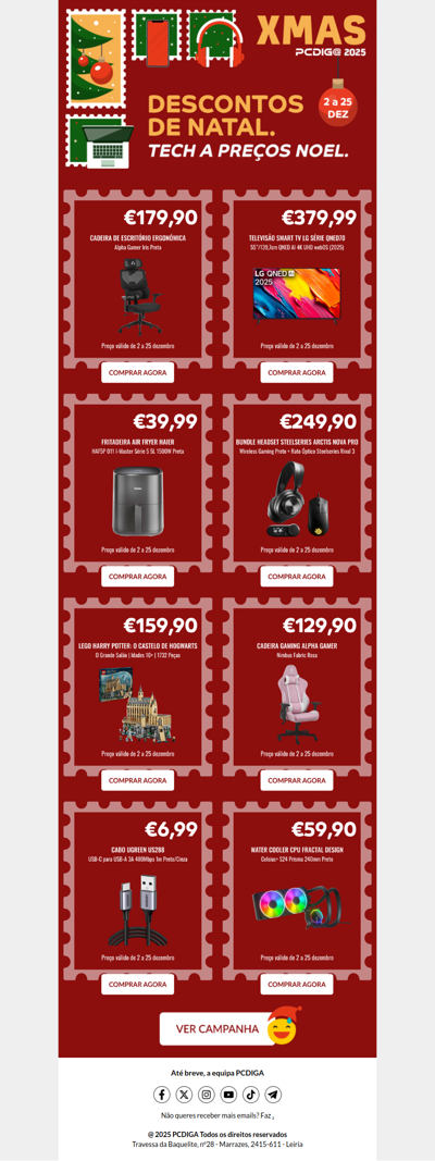 🚨 SOS NATAL: Compra online, levanta na loja!