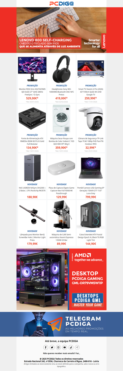 Fica IN LOVE com estas novidades tech 😍