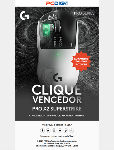 Logitech G Pro X2 Superstrike: Clique Vencedor