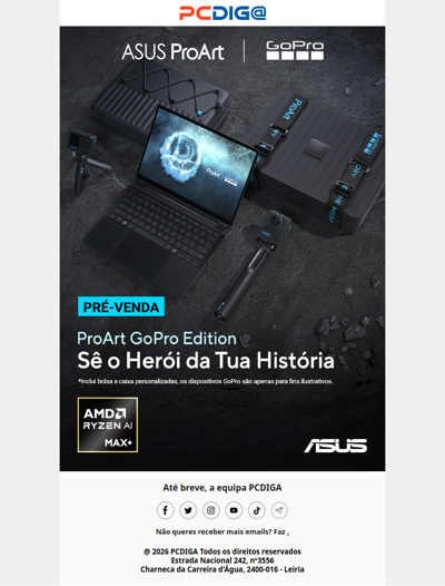 ProArt GoPro Edition: Sê o herói da tua história