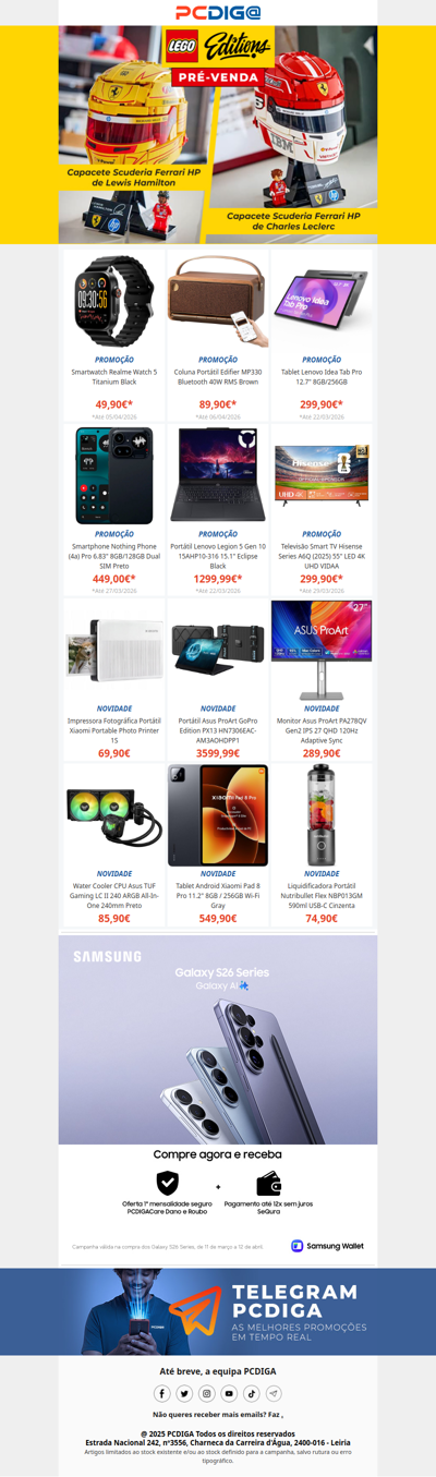 Novidades DAQUELAS que gostas! 👌