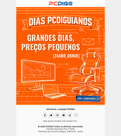 Os dias mais épicos voltaram: Dias Pcdiguianos 💥