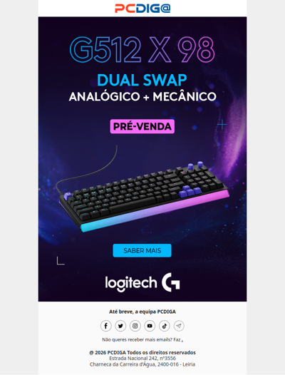 Logitech G512 X 98: o futuro dos teclados 🔥