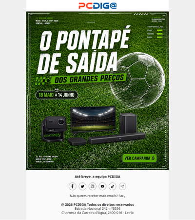 Marca golo com a PCDIGA no Mundial⚽