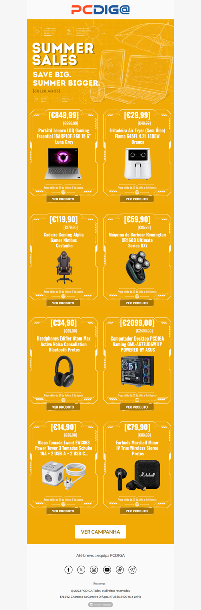 Summer Deals a terminar…vais a tempo?