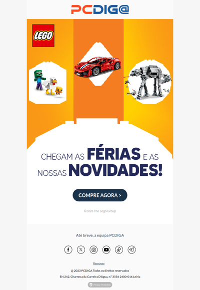 Novidades LEGO: novos sets incríveis a chegar
