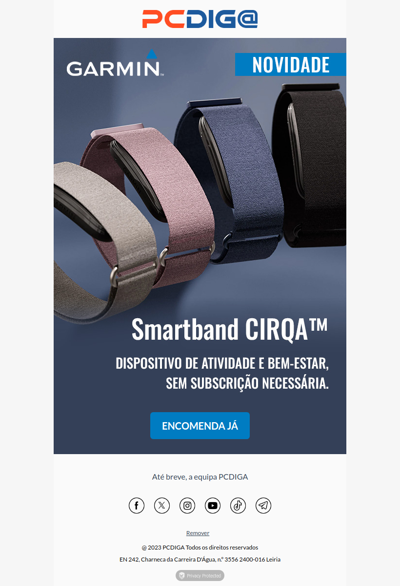 Garmin CIRQA: novidade já na tua PCDIGA 🔥