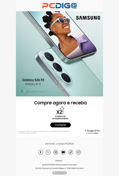Novo Galaxy S26 FE: A experiência Ultra ao teu alcance
