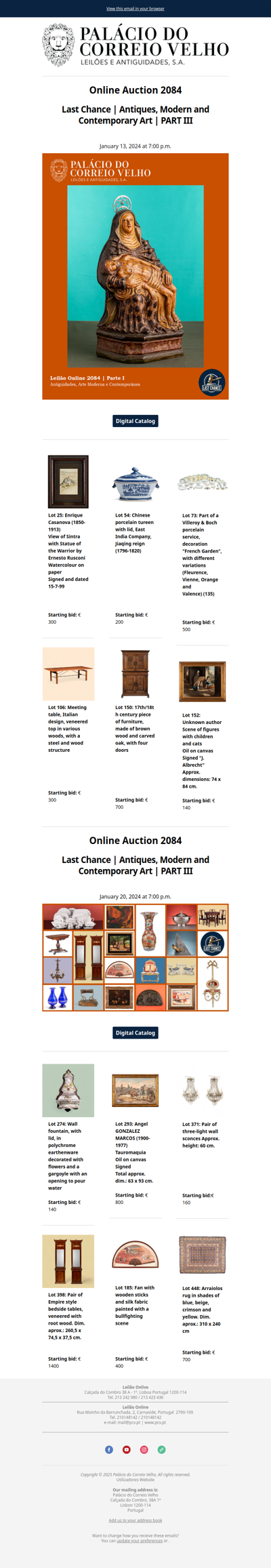 ⏰ Last Chance: 2084 Auction Online - Part I & II