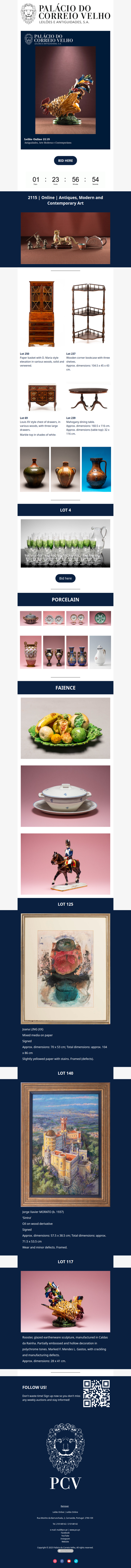 2115 | Online | Antiques, Modern and Contemporary Art