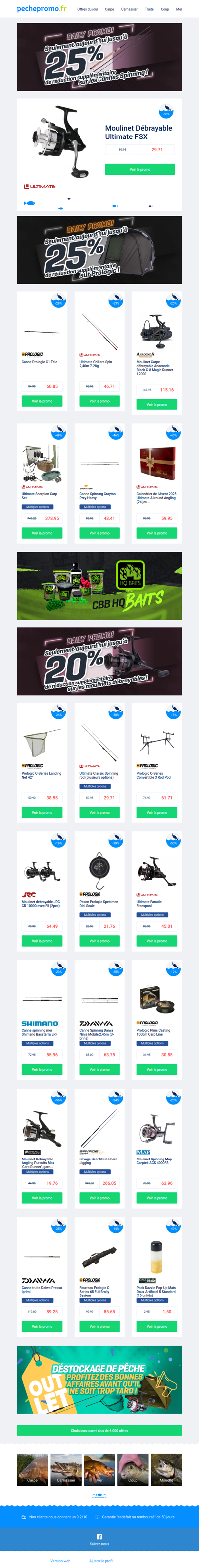 🪶 Des choix malins pour chaque pêcheur !