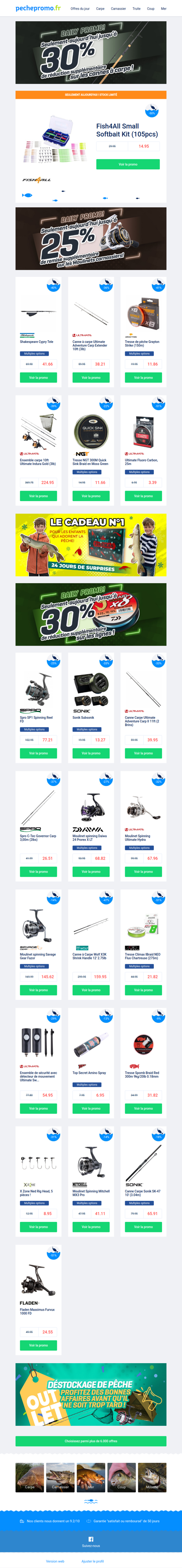 🎊 Commencez bien la semaine avec ces offres !