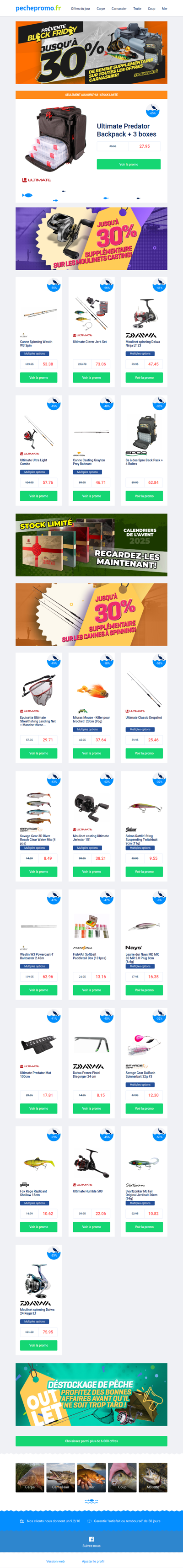 🦈 Plongez dans nos soldes carnassier !