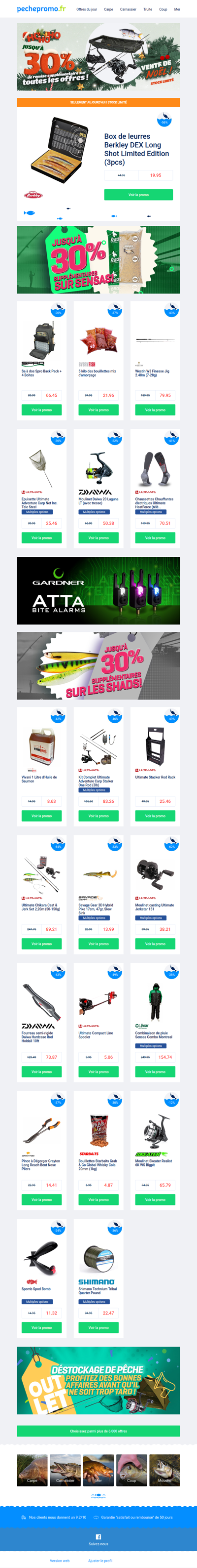 🧣 Le Père Noël vous offre jusqu’à -30 % sur tout !