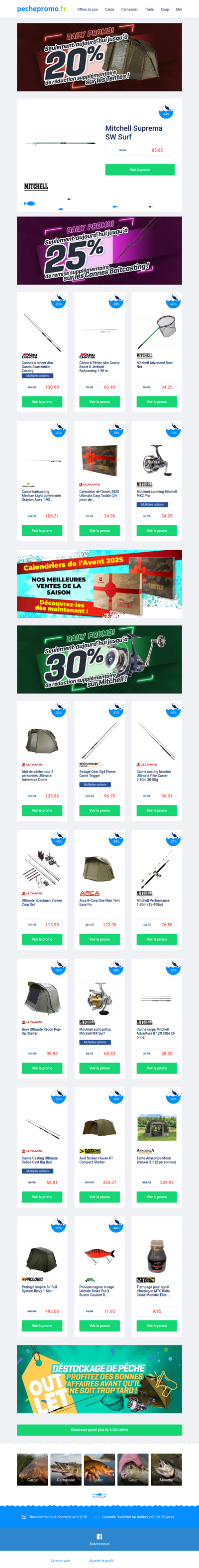 ⛄ Promos hivernales à ne pas manquer !