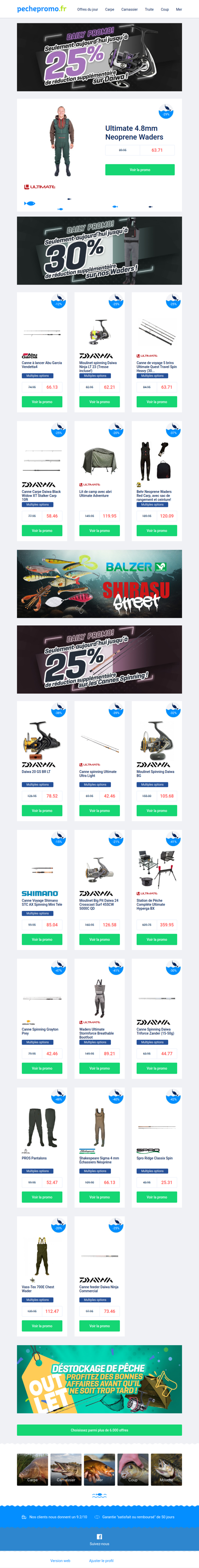 🎣 Cap sur les promos de Noël de vos rêves !