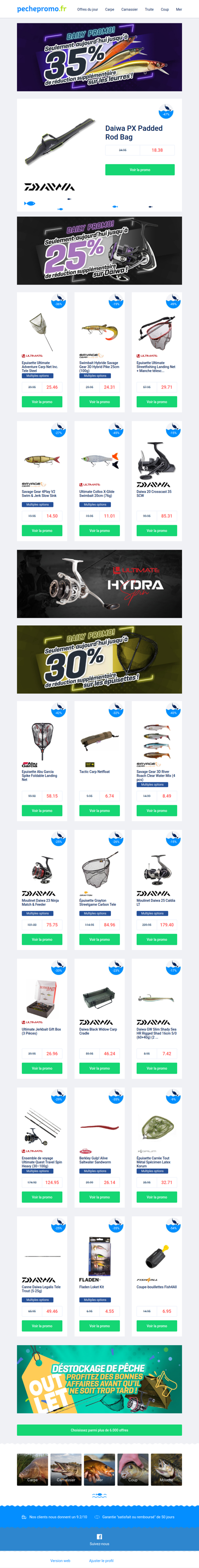 🚤 À toute vitesse vers les meilleures promotions de la nouvelle année !