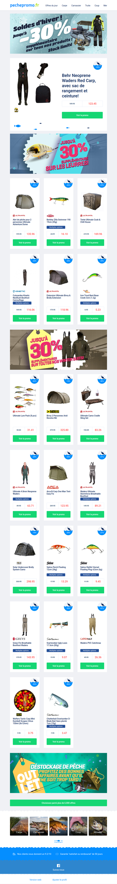 ❤ Promo qui fait chaud au coeur : jusqu'à -30% sur tout !