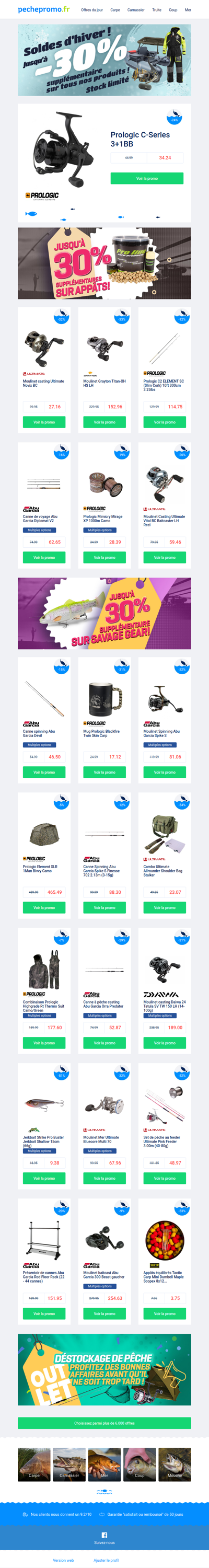 💪 Cette promotion est pour l'élite des pêcheurs !