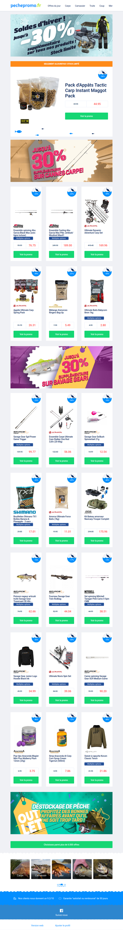 ⚓ Mettez le cap sur les meilleures promos !