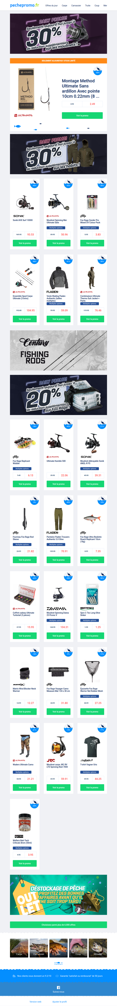 Ne ratez pas ces promos ! 💥