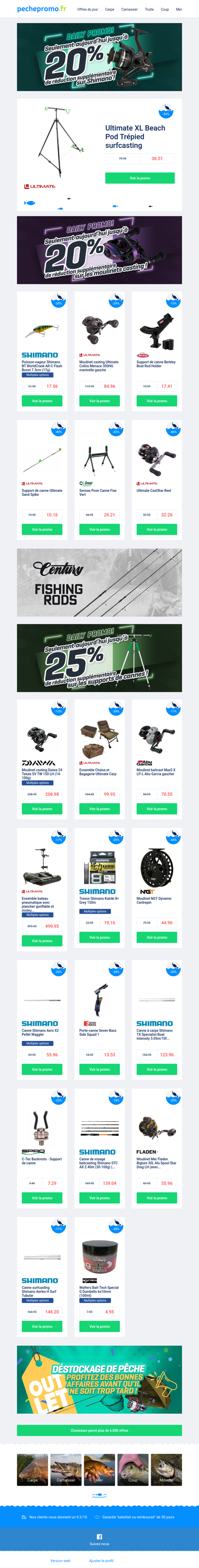 🐠 Pêchez les meilleures promos !