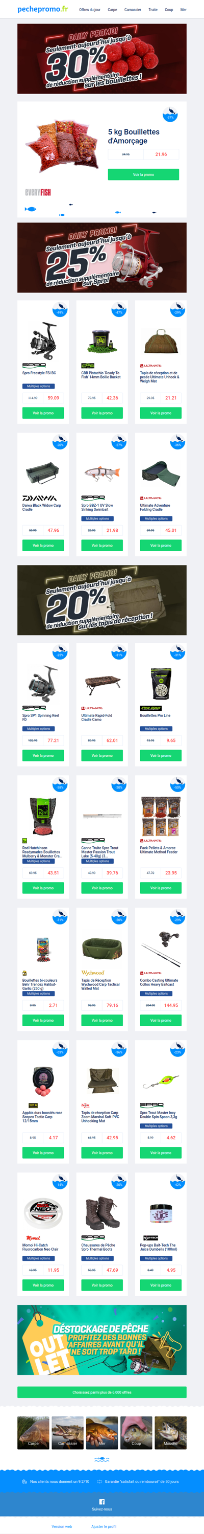 🦀 Ne manquez pas ces promos !