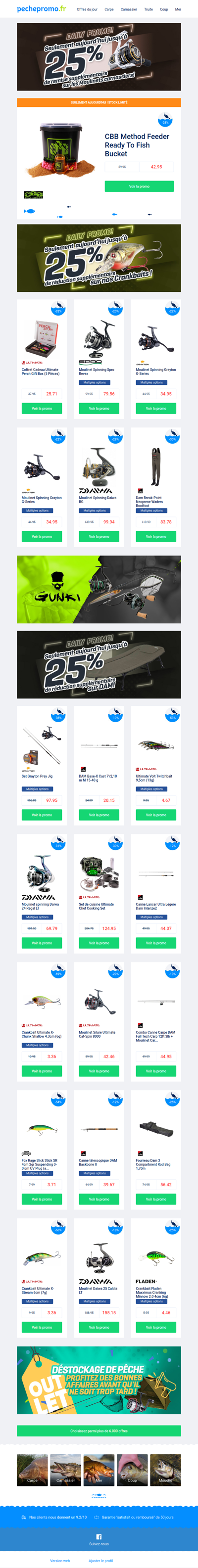 🐟 Pêchez les meilleures réductions !