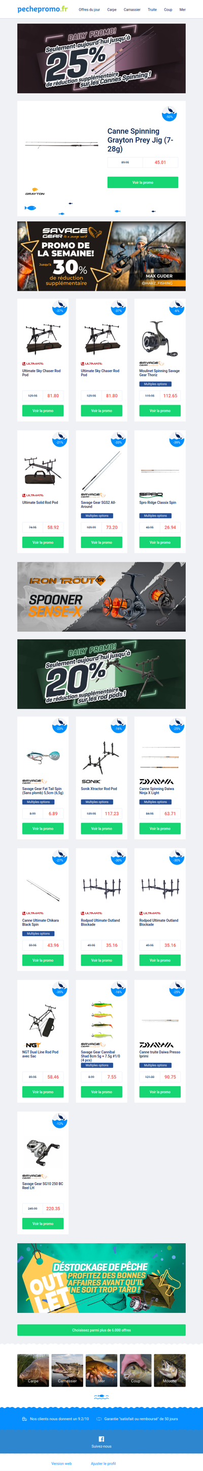 ⚡ Savage Gear à prix réduit !