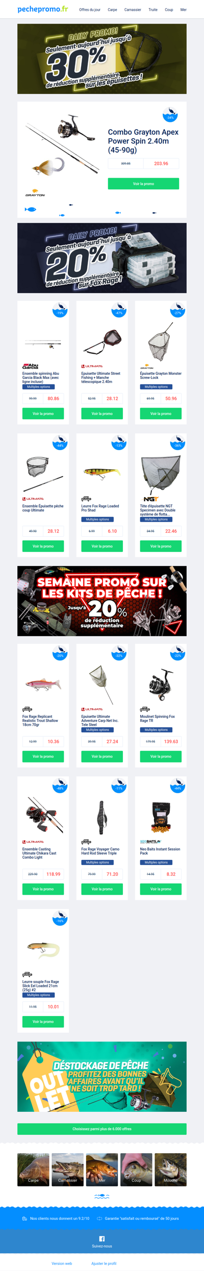 👁️ Ne manquez pas ces sets de pêche !