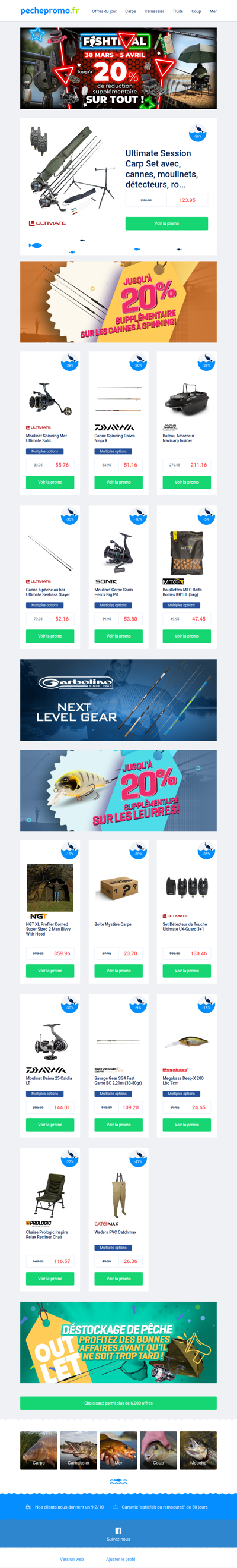 🎯 Offre temporaire : -20% pendant le Fishtival