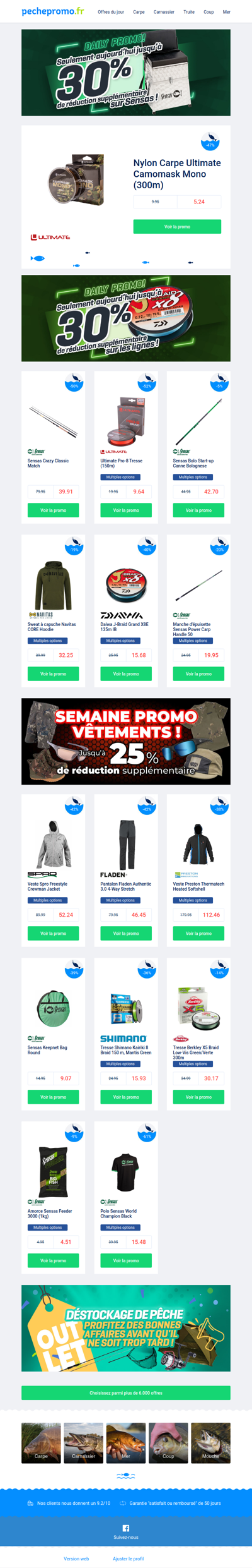 ⏰ Votre boîte à pêche demande à être remplie !