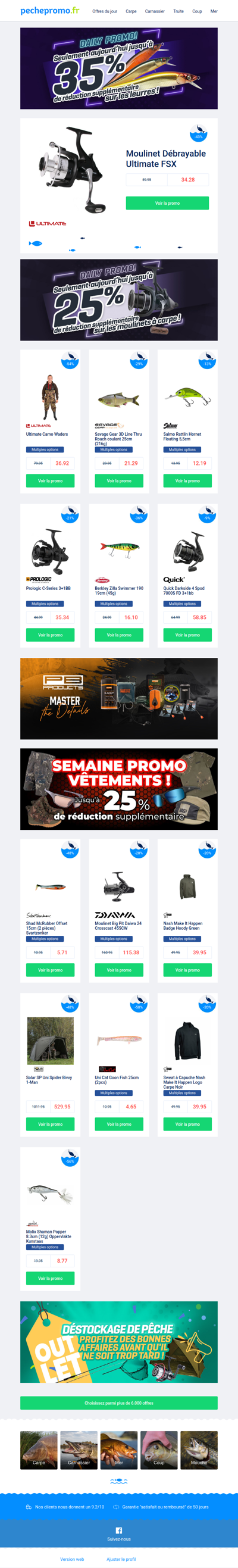Derniers jours : vêtements jusqu’à -25 % ⏰